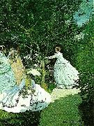 Claude Lorrain women in a garden Spain oil painting artist